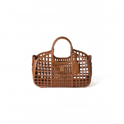 MIU MIU LEATHER BASKET 5BA293 (40*21*15.5cm)