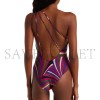 PUCCI IRIDE ONE-SHOULDER ONE-PIECE SWIMSUIT