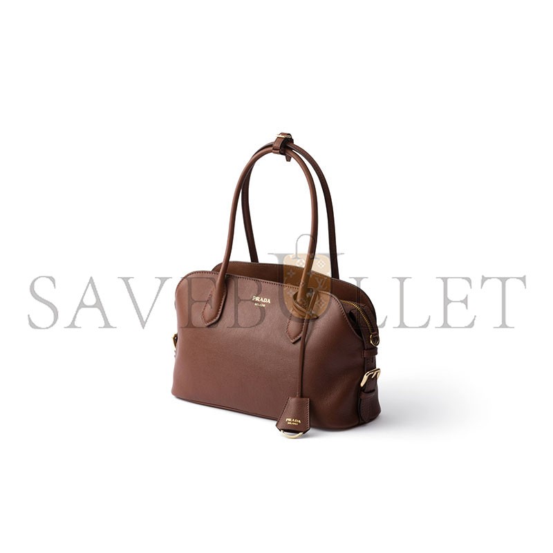 PRADA MEDIUM LEATHER TOTE BAG 1BG609 (30*19*12cm) PRADA MEDIUM LEATHER TOTE BAG 1BG609 (30*19*12cm)