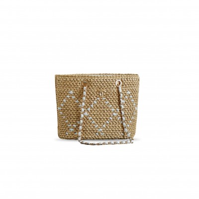 CHANEL WOVEN SHOPPING BAG (32*23*14cm) 