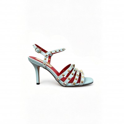 VALENTINO GARAVANI ROCKSTUD KIDSKIN SANDAL 65MM VALENTINO GARAVANI ROCKSTUD KIDSKIN SANDAL 65MM