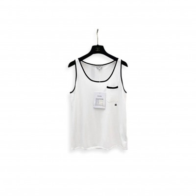 CHANEL COCO MARK 26SS SILK TANK TOP WOMEN'S P81449 CHANEL COCO MARK 26SS SILK TANK TOP WOMEN'S P81449