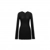 YSL MINI DRESS IN CROCHET KNIT 817608Y76YE1000 YSL MINI DRESS IN CROCHET KNIT 817608Y76YE1000