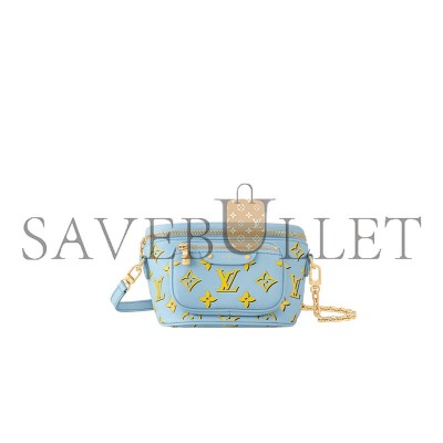 LOUIS VUITTON MONOGRAM EMPREINTE MINI BUMBAG M83694 (17*12*9.5cm)