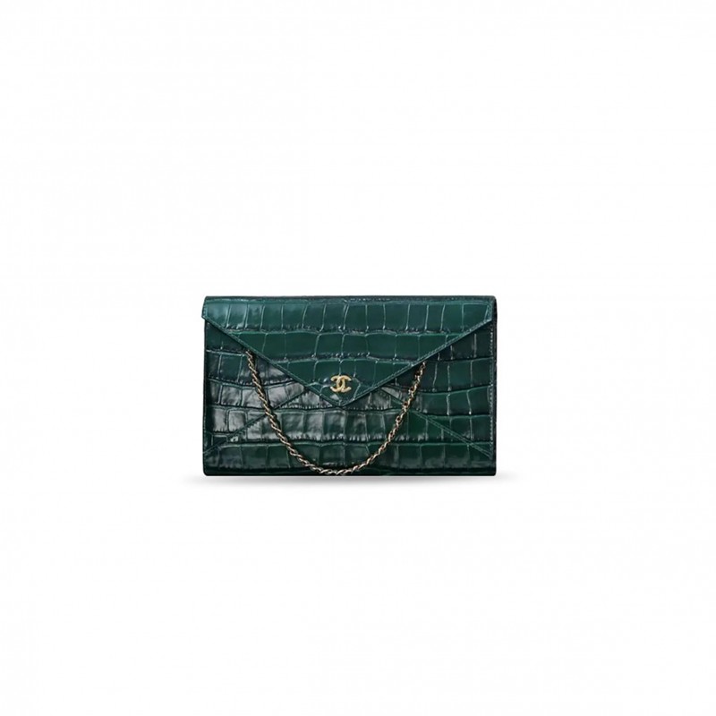 CHANEL CLUTCH WITH LEATHER STRAP AP5232 (21.5*13*2cm) 