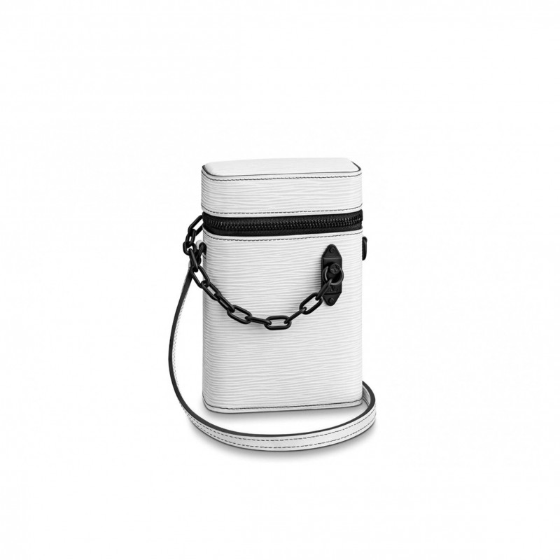 LOUIS VUITTON PHONE BOX EPI WHITE (16.5*11*6cm)