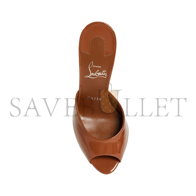CHRISTIAN LOUBOUTIN ME DOLLY PEEP TOE SLIDE SANDAL 