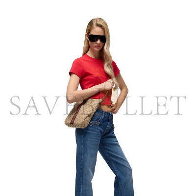 GUCCI LUNETTA MEDIUM CROSSBODY BAG 875117 (25.5*24*4cm)