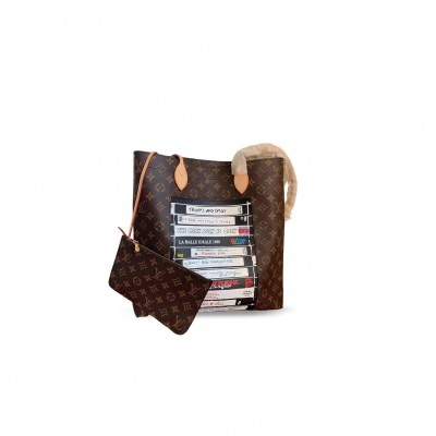 LOUIS VUITTON CARRY IT TOTE MONOGRAM VIDEO TAPE (36*34*4cm) LOUIS VUITTON CARRY IT TOTE MONOGRAM VIDEO TAPE (36*34*4cm)