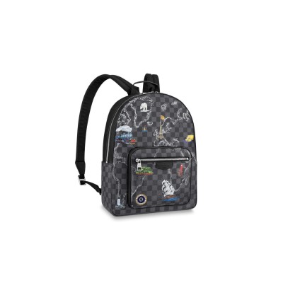 LOUIS VUITTON JOSH BACKPACK DAMIER MAP STICKERS (40*31*13cm)