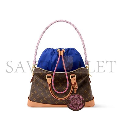 LOUIS VUITTON MONOGRAM ALMA SOFT MM SHOULDER BAG BROWN M27327 (37*28*13.5cm)