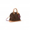LOUIS VUITTON MONOGRAM ALMA SOFT MM SHOULDER BAG BROWN M27327 (37*28*13.5cm)