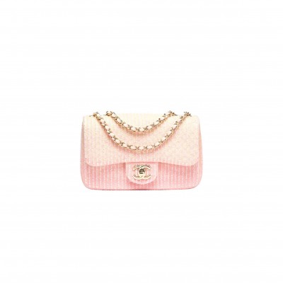 CHANEL MINI FLAP BAG GLASS BEADS (21*14*8cm) CHANEL MINI FLAP BAG GLASS BEADS (21*14*8cm)