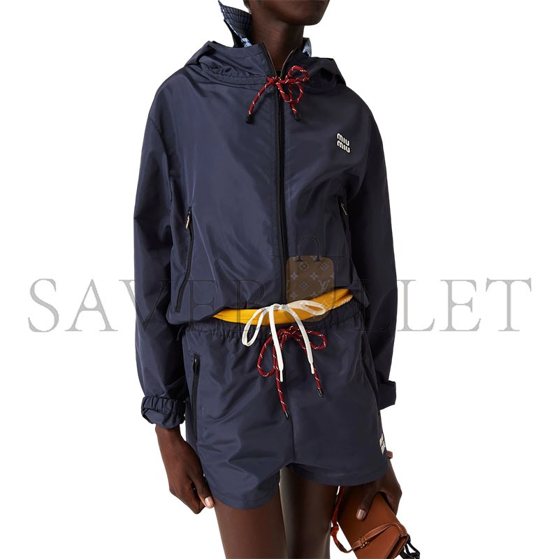 MIU MIU FUNCTIONAL FABRIC SHORTS MP1809