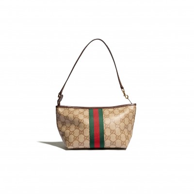 GUCCI SMALL POUCH WITH STRAP AND WEB 876055 (21.5*16*13.5cm)