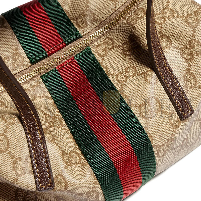 GUCCI MINI BOSTON BAG WITH WEB 876057 (19*11*10cm)