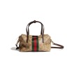GUCCI MINI BOSTON BAG WITH WEB 876057 (19*11*10cm)