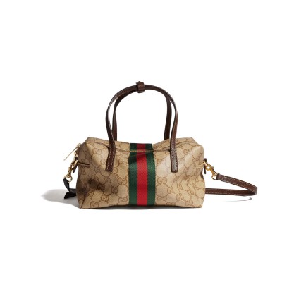GUCCI MINI BOSTON BAG WITH WEB 876057 (19*11*10cm)