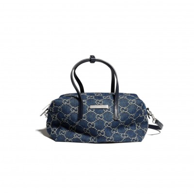 GUCCI SMALL BOSTON BAG WITH GUCCI PLAQUE 875811 (20*12*11cm)