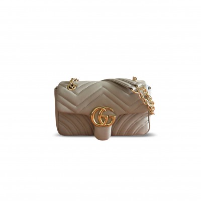 GUCCI GG MARMONT SMALL SHOULDER BAG 837280 (22*12.5*6cm) GUCCI GG MARMONT SMALL SHOULDER BAG 837280 (22*12.5*6cm)