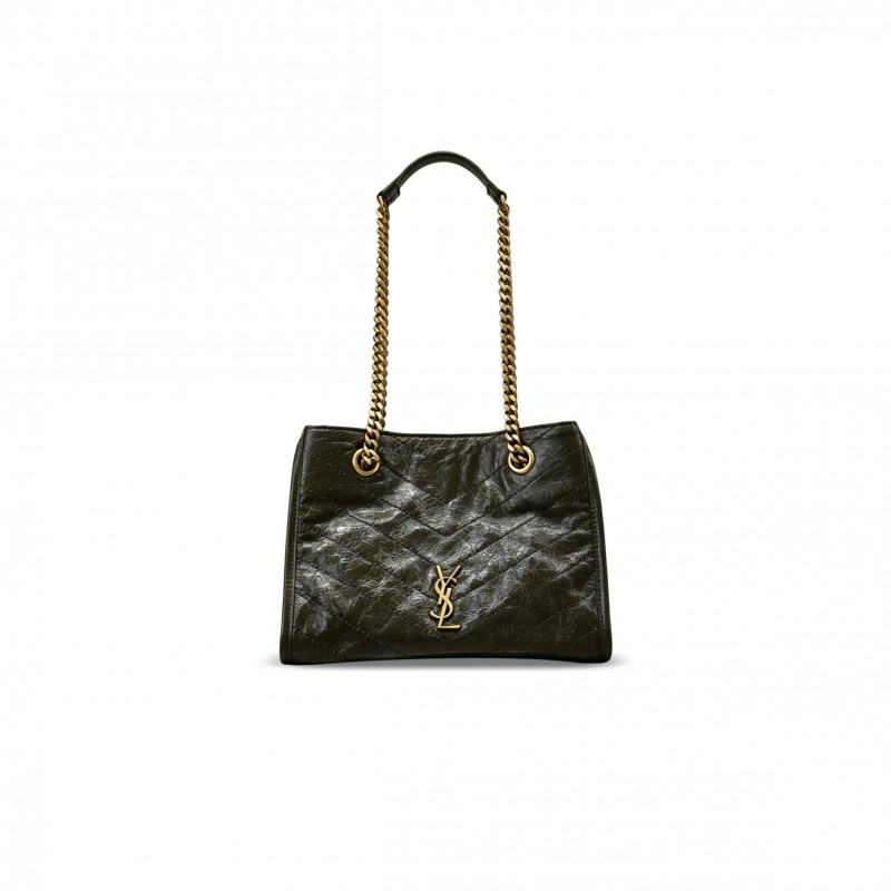YSL NIKI SMALL SHOPPING IN VINTAGE LEATHER 872680 (25*19*10cm)