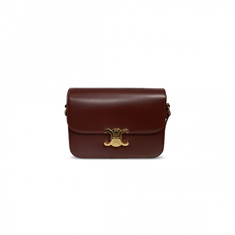 CELINE MEDIUM TEEN TRIOMPHE BAG 187363 (22.5*16.5*7.5cm)