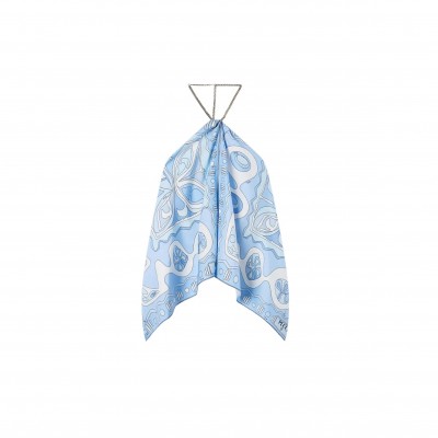PUCCI ANGOLI PRINT CHAIN TOP 