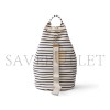 PRADA STRIPED CANVAS DRAWSTRING DUFFLE BAG 2VY011 (55*34*34cm)