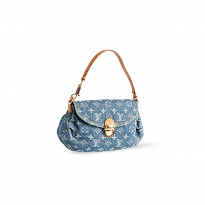 LOUIS VUITTON MASTER DENIM MONOGRAM DENIM  PLEATY M95050 (26*15*9cm)