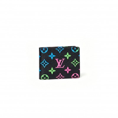 LOUIS VUITTON MURAKAMI MONOGRAM GRADIENT PRINT WALLET BLACK M13190 (11.5*9*1.5cm) LOUIS VUITTON MURAKAMI MONOGRAM GRADIENT PRINT WALLET BLACK M13190 (11.5*9*1.5cm)