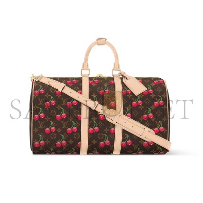 LOUIS VUITTON MURAKAMI LV X TM KEEPALL BANDOULIÈRE 45 M13764 (45*27*20cm) LOUIS VUITTON MURAKAMI LV X TM KEEPALL BANDOULIÈRE 45 M13764 (45*27*20cm)