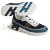 HERMES PARIS BOUNCING SNEAKER BLUE GREY WHITE H242796ZHI2435