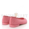 CHANEL EMBROIDERED FABRIC CAP TOE CC BALLERINA FLATS 