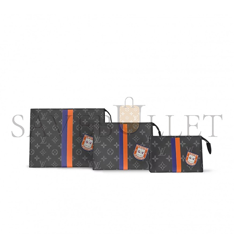 LOUIS VUITTON MASTER TRIO TOILET POUCH MON MONOGRAM P01957 (25*20*6cm) LOUIS VUITTON MASTER TRIO TOILET POUCH MON MONOGRAM P01957 (25*20*6cm)