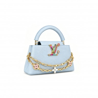 LOUIS VUITTON MASTER MURAKAMI X TAKASHI CAPUCINES EAST-WEST M13707 (22*12*8cm)