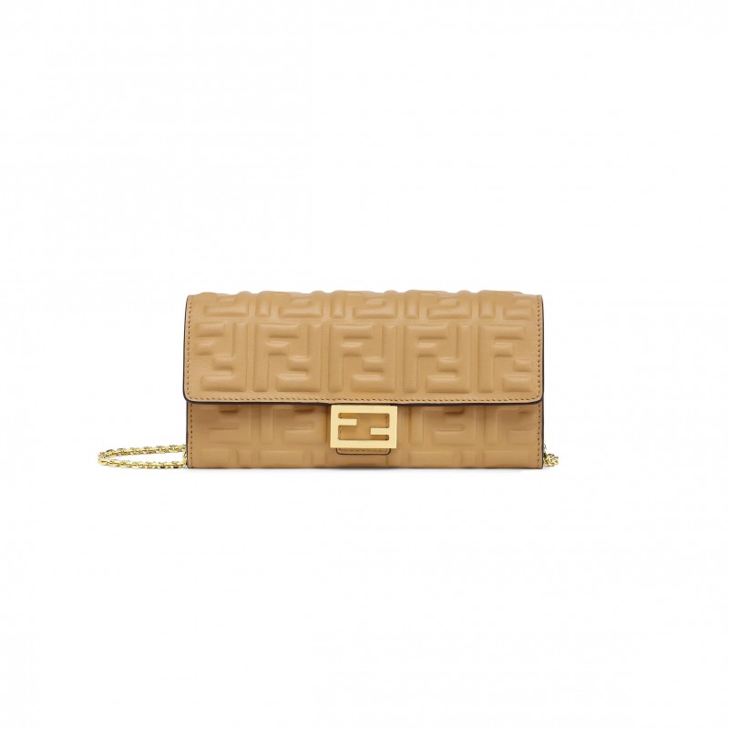 FENDI BAGUETTE CONTINENTAL WITH CHAIN 8M0365 (19*9*1cm)