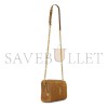 YSL CASSANDRE MATELASSÉ CARRÉ CAMERA BAG IN SUEDE 7648091U8073194 (19.5*14*4cm)
