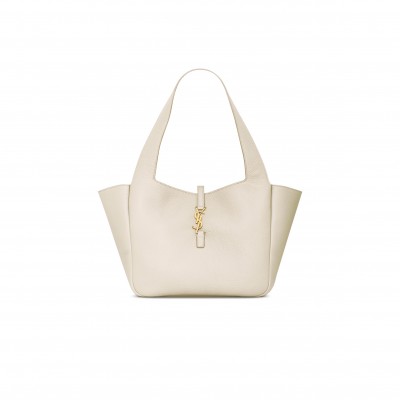 YSL LE 5 À 7 SMALL BEA IN GRAINED LEATHER 779029 (28*23*13cm) YSL LE 5 À 7 SMALL BEA IN GRAINED LEATHER 779029 (28*23*13cm)