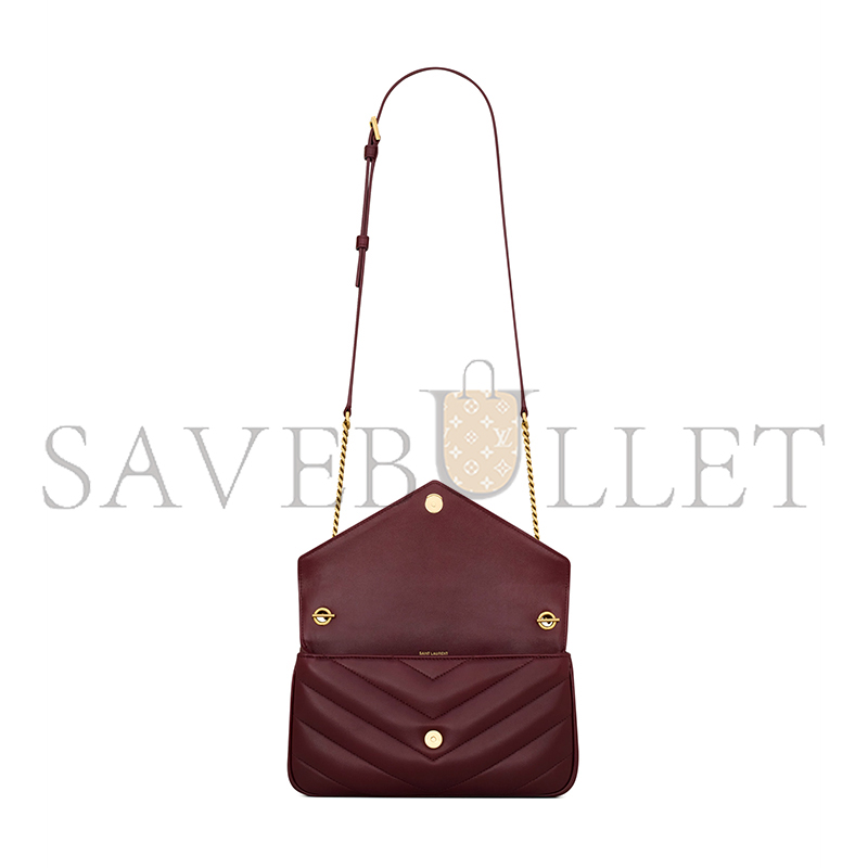 YSL LOULOU TOP-HANDLE IN MATELASSÉ LAMBSKIN 869461AAEAX6197 (25*13*6cm)