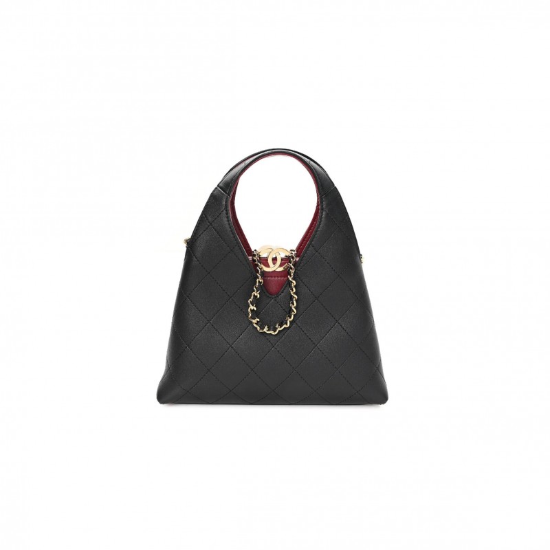 CHANEL CALFSKIN CHIC LADY SMALL SHOPPING TOTE (23*23*7cm) 