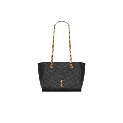 YSL NIKI SMALL SHOPPING IN VINTAGE LEATHER 8726800EN071000 (25*19*10cm)
