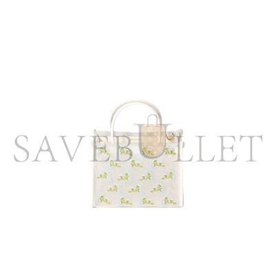 MIU MIU EMBROIDERED MESH TOP-HANDLE BAG 5BA310 (19.5*14*9cm) MIU MIU EMBROIDERED MESH TOP-HANDLE BAG 5BA310 (19.5*14*9cm)