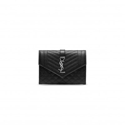 YSL MONOGRAM SMALL ENVELOPE WALLET 651026 (13.5*9.5*3cm)