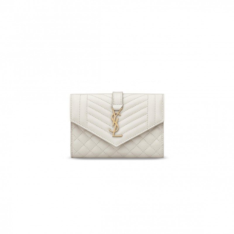 YSL MONOGRAM SMALL ENVELOPE WALLET 651026 (13.5*9.5*3cm)