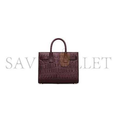 YSL SAC DE JOUR IN CROCODILE-EMBOSSED LEATHER - NANO 3987112US0W6991 (22*18*10.5cm) YSL SAC DE JOUR IN CROCODILE-EMBOSSED LEATHER - NANO 3987112US0W6991 (22*18*10.5cm)