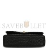 CHANEL MEDIUM CLASSIC CROC-EMBOSSED DOUBLE FLAP BAG (25.5*15.5*6.5cm)