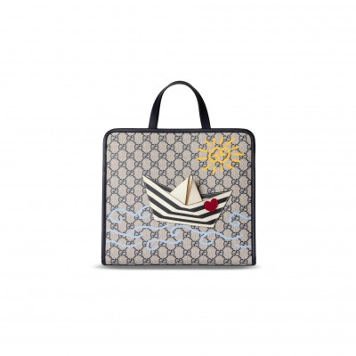 GUCCI CHILDREN'S PRINTED GG TOTE BAG 814043 (28.5*25*11cm) GUCCI CHILDREN'S PRINTED GG TOTE BAG 814043 (28.5*25*11cm)