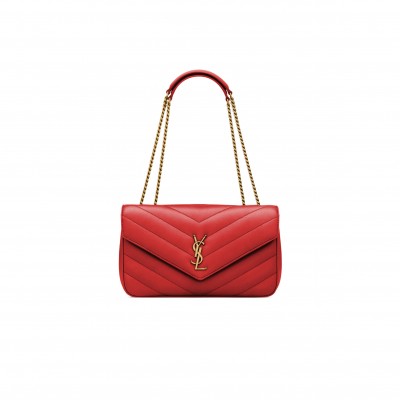YSL LOULOU MEDIUM IN MATELASSÉ LAMBSKIN 801439 (29*17*8cm) YSL LOULOU MEDIUM IN MATELASSÉ LAMBSKIN 801439 (29*17*8cm)