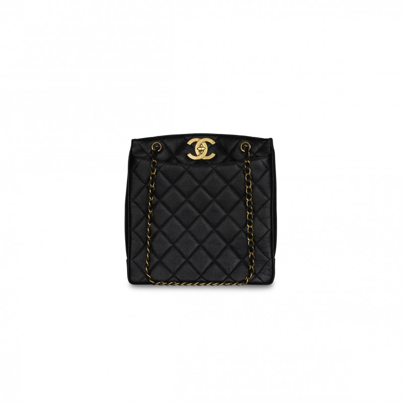 CHANEL VINTAGE CC TOTE (30*28*9cm) 
