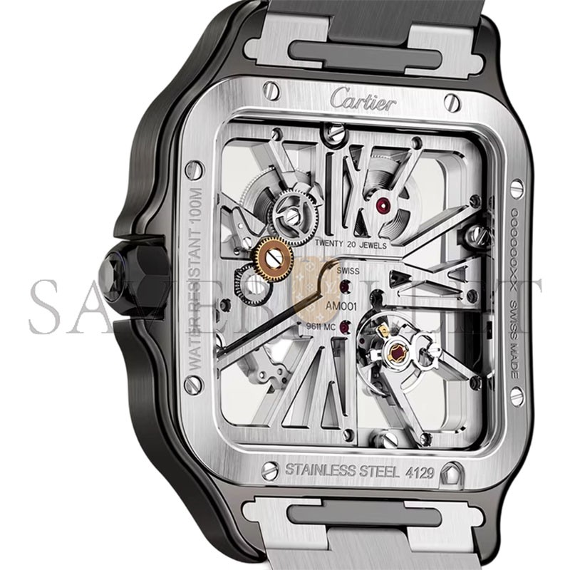 CARTIER SANTOS DE CARTIER SKELETON WATCH 39.8MM WHSA0027 CARTIER SANTOS DE CARTIER SKELETON WATCH 39.8MM WHSA0027